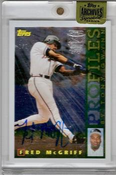 2015 Topps Archives Signature Series - Fred McGriff #NL-05 Fred McGriff Front