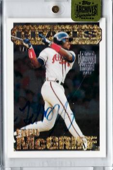 2015 Topps Archives Signature Series - Fred McGriff #39 Fred McGriff Front