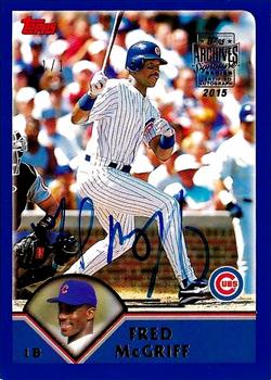 2015 Topps Archives Signature Series - Fred McGriff #108 Fred McGriff Front