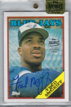 2015 Topps Archives Signature Series - Fred McGriff #463 Fred McGriff Front