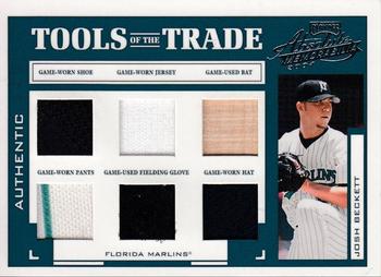 2004 Playoff Absolute Memorabilia - Tools of the Trade Material Six #74 Josh Beckett Front