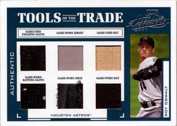2004 Playoff Absolute Memorabilia - Tools of the Trade Material Six #130 Roy Oswalt Front