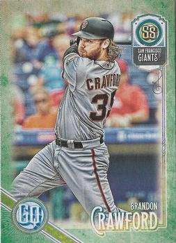 2018 Topps Gypsy Queen - Green #105 Brandon Crawford Front