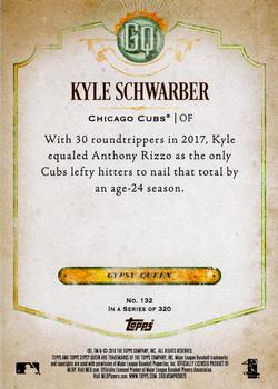 2018 Topps Gypsy Queen - Green #132 Kyle Schwarber Back