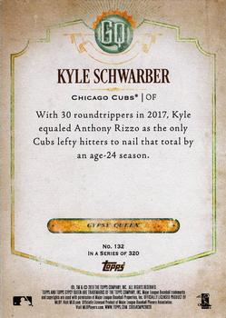 2018 Topps Gypsy Queen - Missing Team Name #132 Kyle Schwarber Back