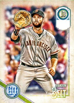 2018 Topps Gypsy Queen - Missing Team Name #182 Brandon Belt Front