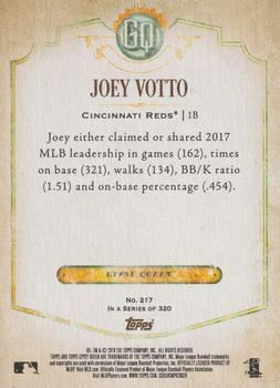 2018 Topps Gypsy Queen - Missing Team Name #217 Joey Votto Back