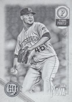 2018 Topps Gypsy Queen - Black and White #13 Ivan Nova Front