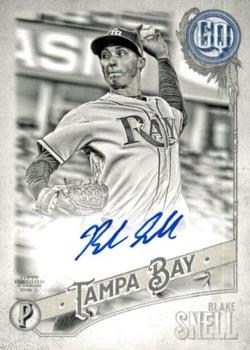 2018 Topps Gypsy Queen - Autographs Black and White #GQA-BS Blake Snell Front