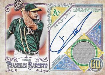 2018 Topps Gypsy Queen - Autograph Garments #AG-FB Franklin Barreto Front