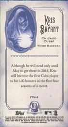 2018 Topps Gypsy Queen - Fortune Tellers Minis #FTM-6 Kris Bryant Back