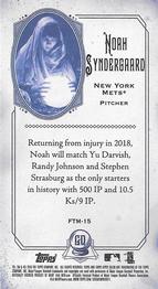 2018 Topps Gypsy Queen - Fortune Tellers Minis #FTM-15 Noah Syndergaard Back