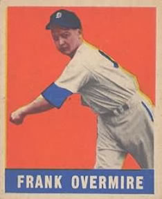 1948-49 Leaf #17 Frank Overmire Front