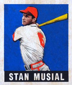 1948-49 Leaf #4 Stan Musial Front
