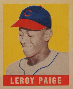 1948-49 Leaf #8 Satchel Paige Front