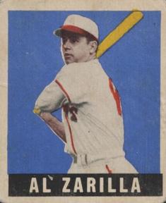 1948-49 Leaf #36 Al Zarilla Front