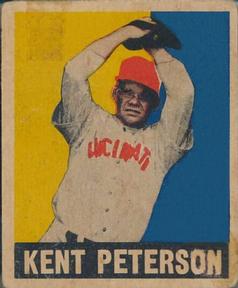 1948-49 Leaf #42b Kent Peterson Front
