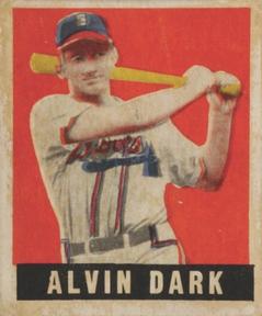 1948-49 Leaf #51 Alvin Dark Front