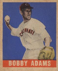 1948-49 Leaf #54 Bobby Adams Front