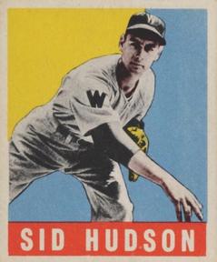 1948-49 Leaf #84 Sid Hudson Front