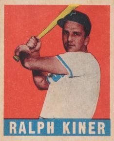 1948-49 Leaf #91 Ralph Kiner Front