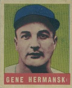 1948-49 Leaf #102a Gene Hermanski Front