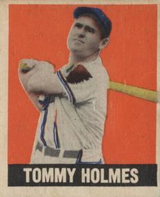1948-49 Leaf #133 Tommy Holmes Front
