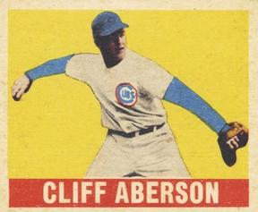 1948-49 Leaf #136a Cliff Aberson Front
