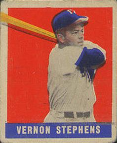 1948-49 Leaf #161 Vernon Stephens Front