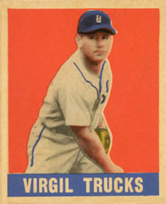 1948-49 Leaf #5 Virgil Trucks Front