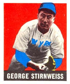 1948-49 Leaf #95 George Stirnweiss Front