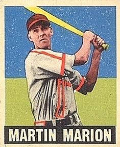 1948-49 Leaf #97 Marty Marion Front