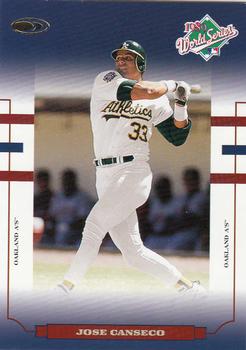 2004 Donruss World Series - Blue #WS-54 Jose Canseco Front