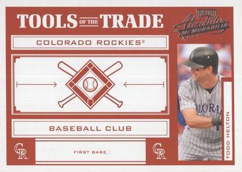 2004 Playoff Absolute Memorabilia - Tools of the Trade Red #TT-140 Todd Helton Front