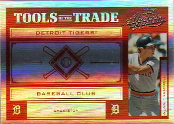 2004 Playoff Absolute Memorabilia - Tools of the Trade Red Spectrum #TT-3 Alan Trammell Front