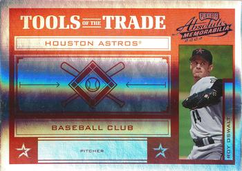 2004 Playoff Absolute Memorabilia - Tools of the Trade Red Spectrum #TT-130 Roy Oswalt Front