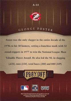 2004 Playoff Honors - Awards #A-14 George Foster Back