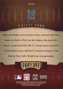 2004 Playoff Honors - Awards #A-19 Whitey Ford Back