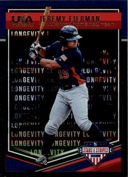 2018 Panini USA Baseball Stars & Stripes - Longevity #11 Jeremy Eierman Front