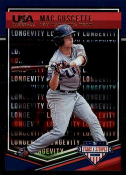 2018 Panini USA Baseball Stars & Stripes - Longevity #59 Mac Guscette Front