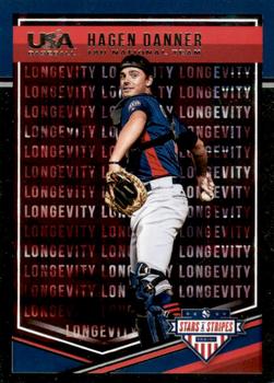 2018 Panini USA Baseball Stars & Stripes - Longevity #88 Hagen Danner Front