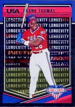 2018 Panini USA Baseball Stars & Stripes - Longevity #98 Frank Thomas Front