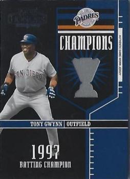 2004 Playoff Honors - Champions Jersey #C-12 Tony Gwynn Front