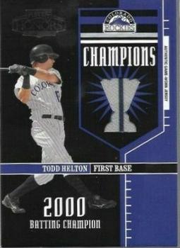 2004 Playoff Honors - Champions Jersey #C-13 Todd Helton Front