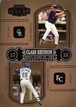 2004 Playoff Honors - Class Reunion #CR-17 Todd Helton / Carlos Beltran Front