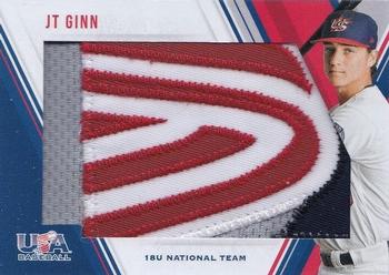 2018 Panini USA Baseball Stars & Stripes - Jumbo Team Logo #36 JT Ginn Front