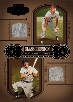 2004 Playoff Honors - Class Reunion Material #CR-9 Al Kaline / Duke Snider Front