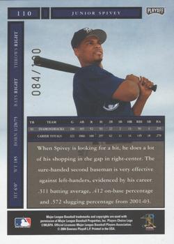 2004 Playoff Honors - Credits Bronze #110 Junior Spivey Back
