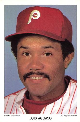 1983 Tastykake Philadelphia Phillies #NNO Luis Aguayo Front
