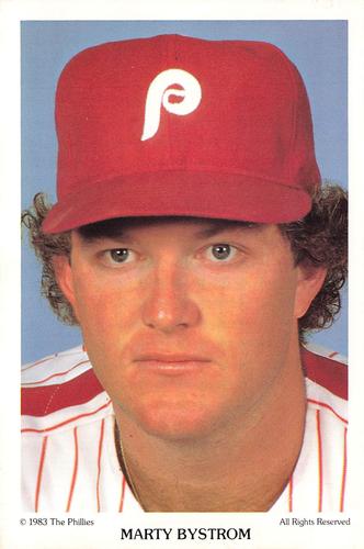 1983 Tastykake Philadelphia Phillies #NNO Marty Bystrom Front